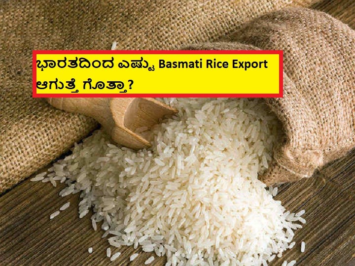 ಭಾರತದಿಂದ ಎಷ್ಟು Basmati Rice Export ಆಗುತ್ತೆ ಗೊತ್ತಾ? Basmati Rice Export! from India!